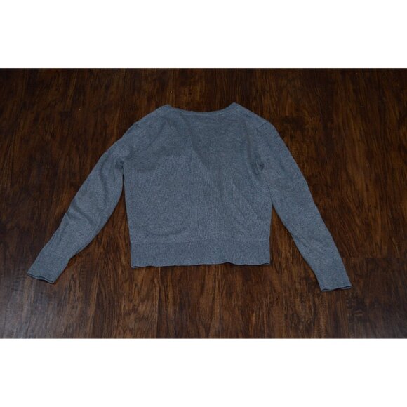 Banana Republic Women’s Size Small Gray Cardigan Sweater Preppy Classic Basic - Picture 2 of 5